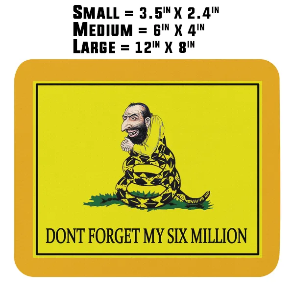 Dont Forget my 6 Million - Magnet
