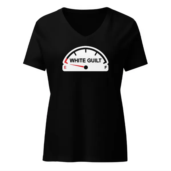 Empty White Guilt - Ladies • T-shirt • V-neck • Premium