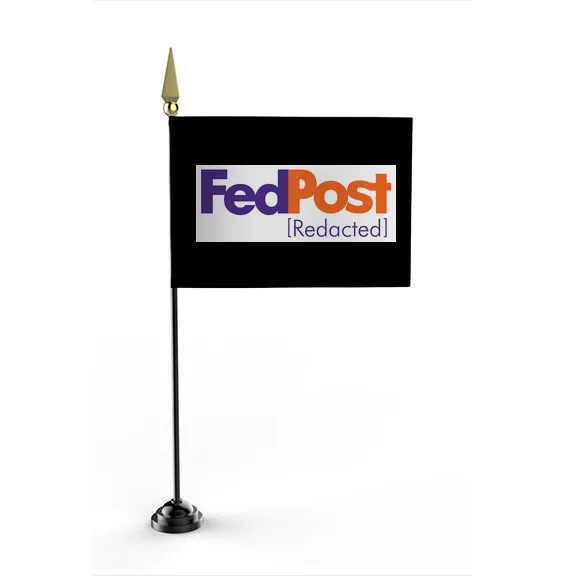 Fed Post Redacted - Flag • Mini