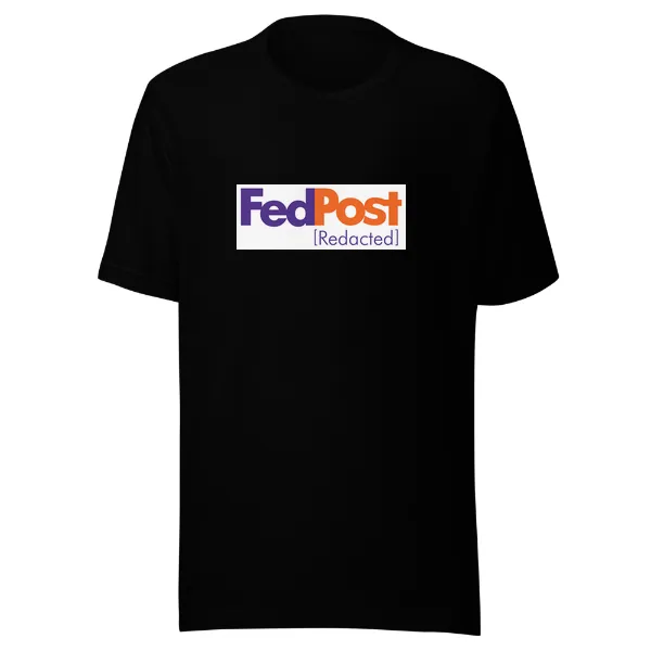 Fed Post Redacted - Mens • T-shirt • Crew • Premium