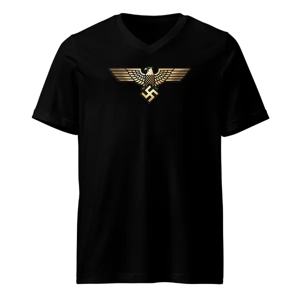 Future Reich Eagle - Mens • T-shirt • V-neck • Basic