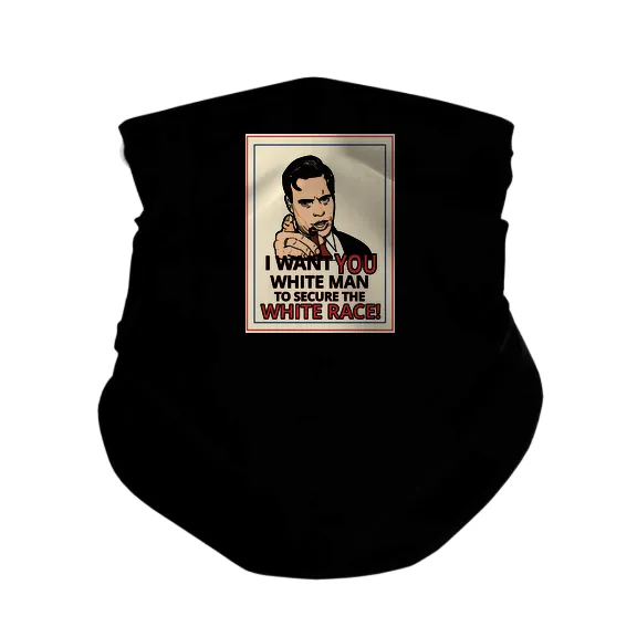 GLR I Want You White Man - Gaiter Mask