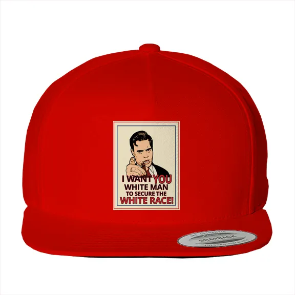 GLR I Want You White Man - Hat • Cotton Twill - Image 3