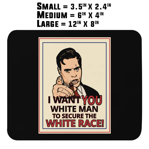 GLR I Want You White Man - Magnet