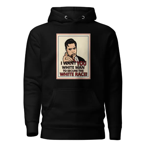 GLR I Want You White Man - Mens • Hoodie • Premium