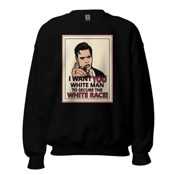 GLR I Want You White Man - Mens • Sweater • Basic