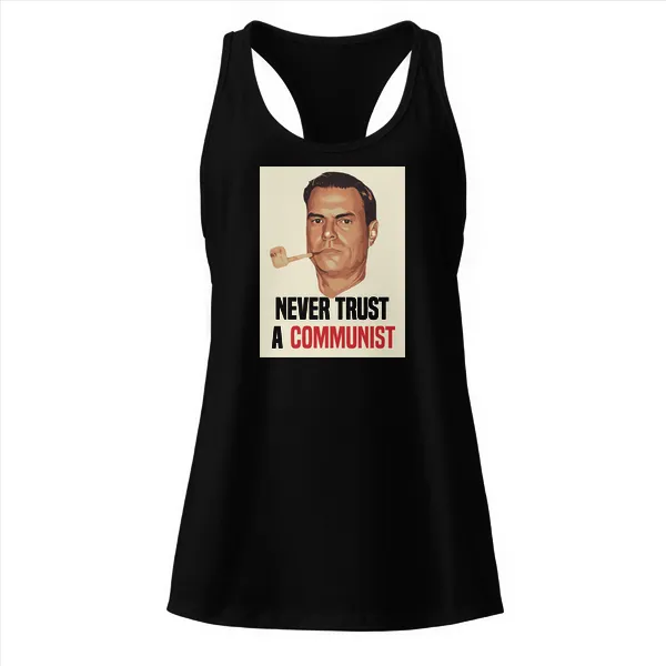 GLR Never Trust a Communist - Ladies • Razorback Tank • Premium