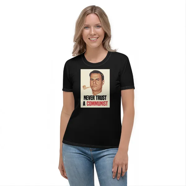 GLR Never Trust a Communist - Ladies • T-shirt • Crew • Basic