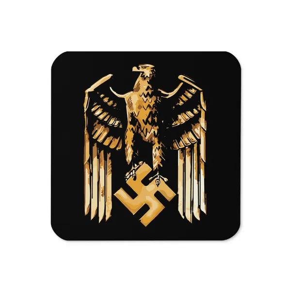 Golden German War Eagle - Coaster