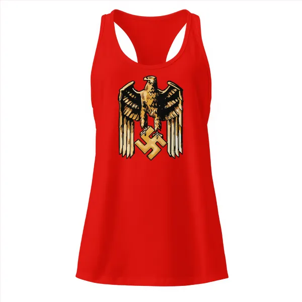 Golden German War Eagle - Ladies • Razorback Tank • Premium - Image 3