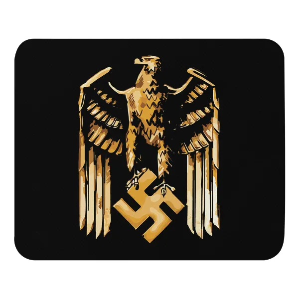 Golden German War Eagle - Mouse Pad