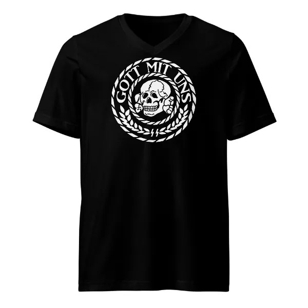 Gott Mit Uns - Mens • T-shirt • V-neck • Basic