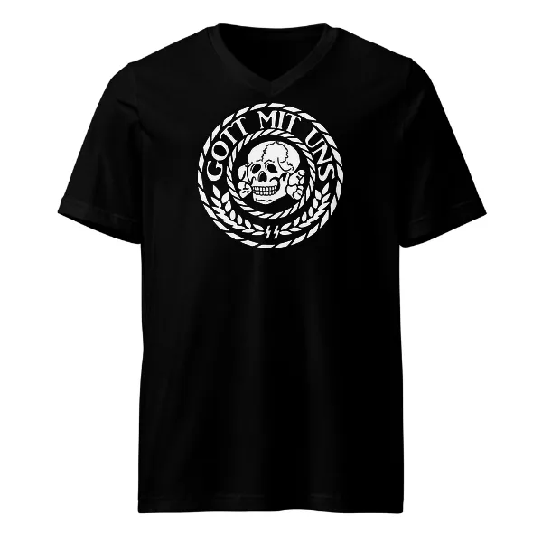 Gott Mit Uns - Mens • T-shirt • V-neck • Premium