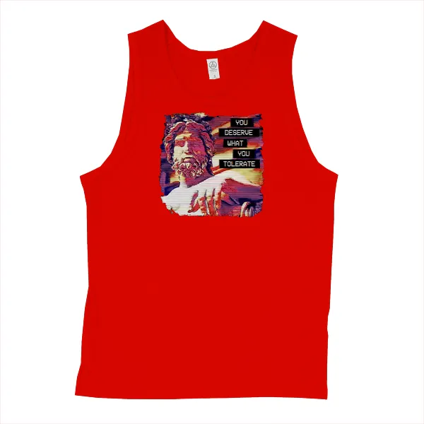 Hadrian You Deserve What You Tolerate - Mens • Tank Top • Premium - Image 3