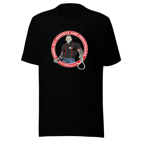 Hang All Rapists and Pedophiles - Mens • T-shirt • Crew • Premium