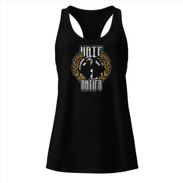 Hate Antifa - Ladies • Razorback Tank • Premium