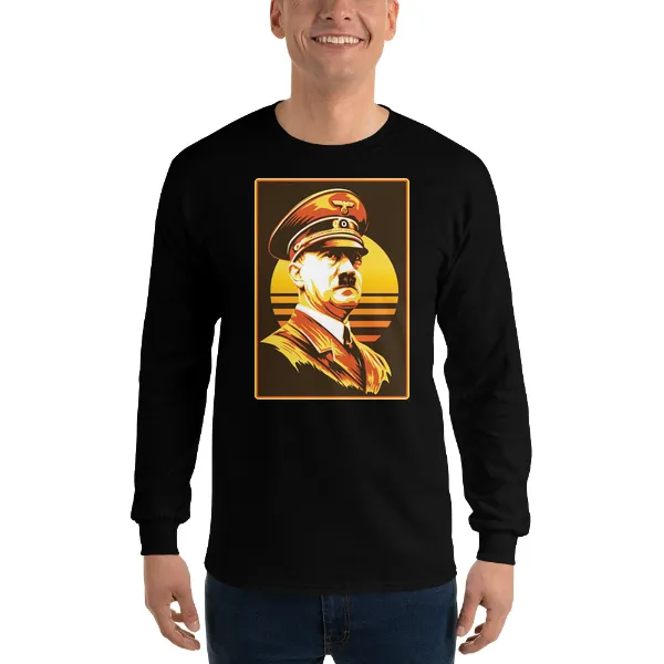 Hitler Retro - Mens • T-shirt • Long Sleeve • Basic