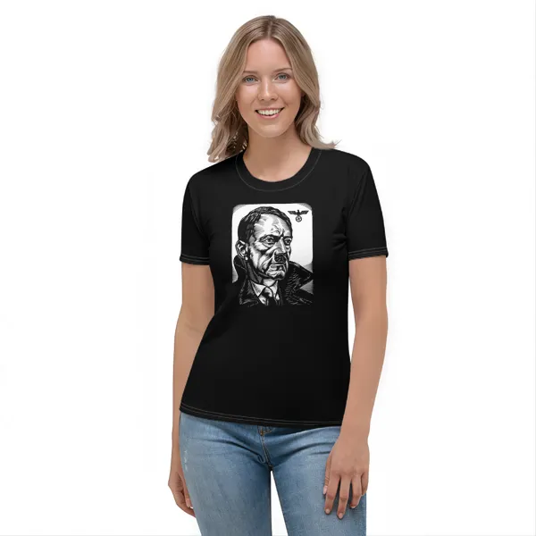 Hitler Sketch - Ladies • T-shirt • Crew • Premium