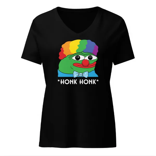 Honk Honkler - Ladies • T-shirt • V-neck • Basic