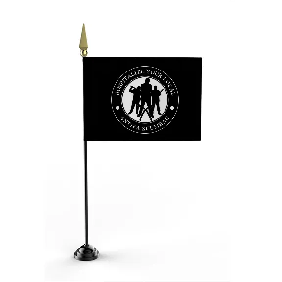 Hospitalize Your Local Antifa Scumbag - Flag • Mini