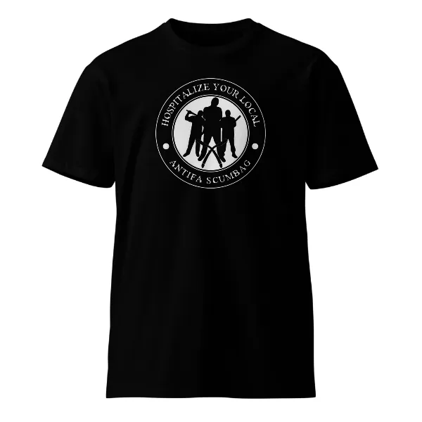 Hospitalize Your Local Antifa Scumbag - Mens • T-shirt • Crew • Supreme