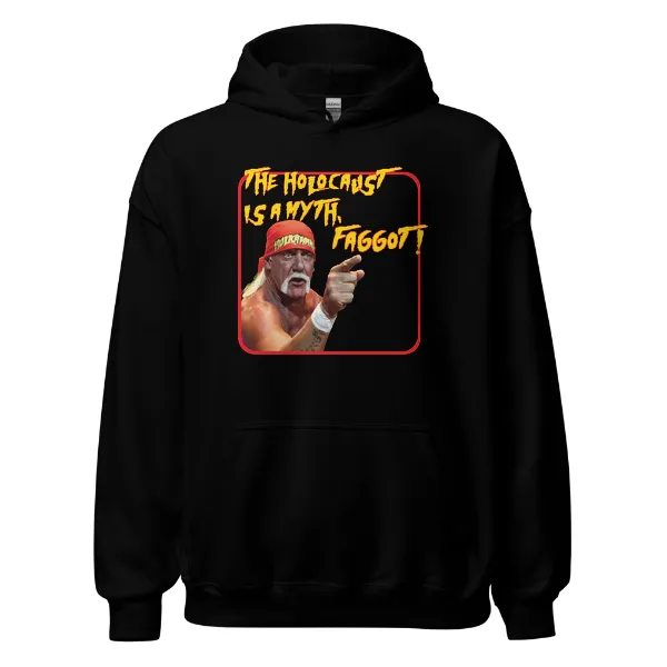 Hulk Fuck You Faggot Holocaust Myth - Mens • Hoodie • Basic