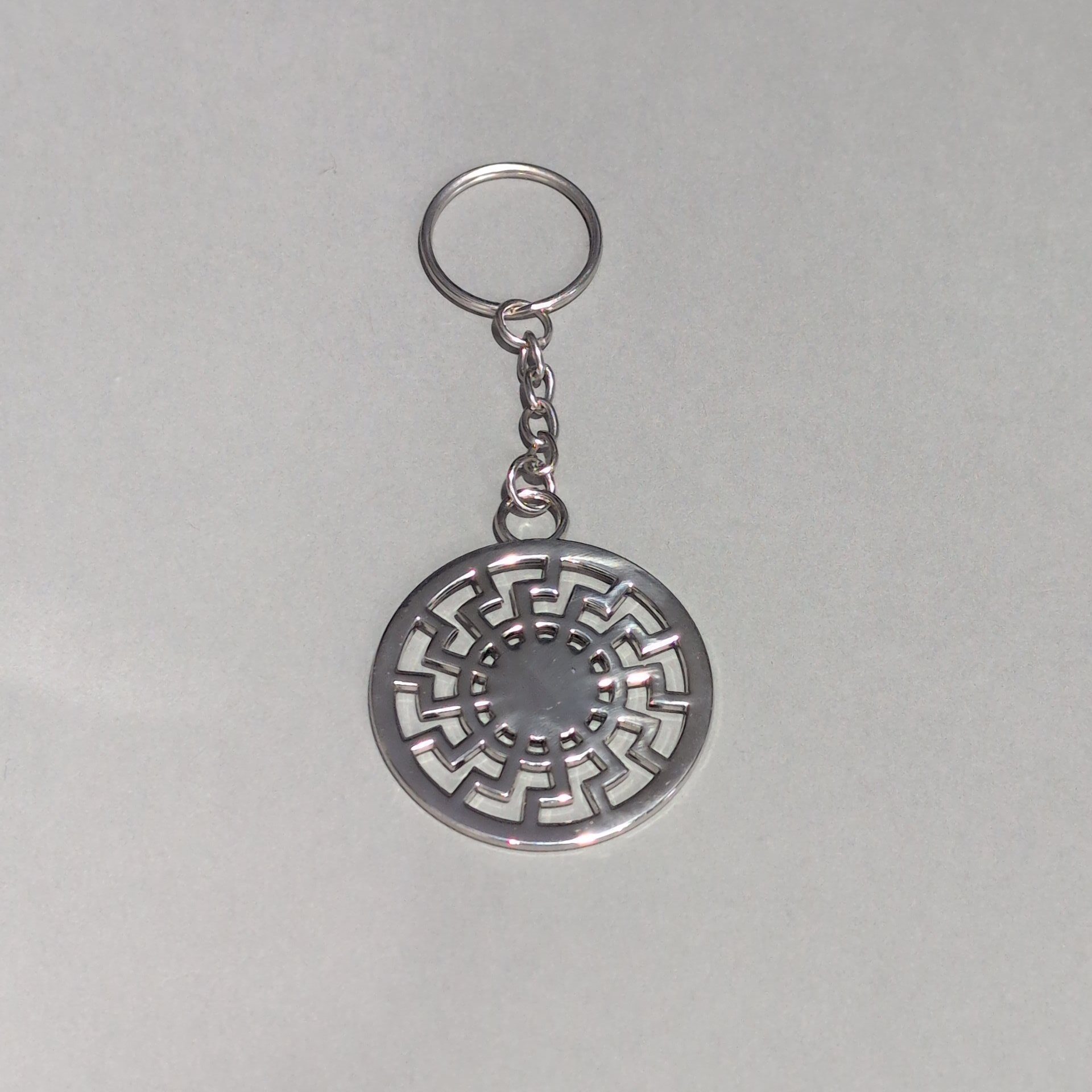 Chrome Sonnenrad • Keychain