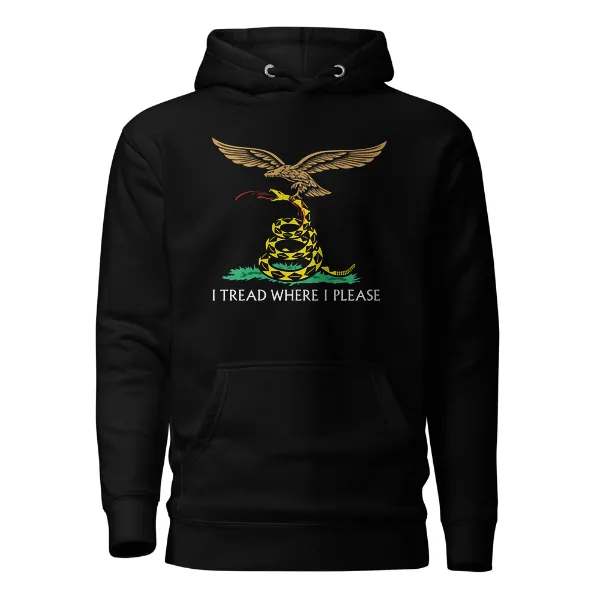 I Tread Where I Please - Luftwaffe - Mens • Hoodie • Premium
