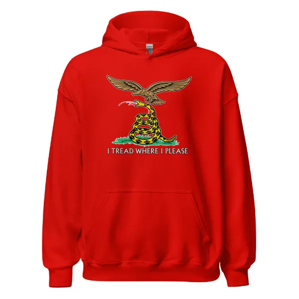 I Tread Where I Please - Luftwaffe - Mens • Hoodie • Basic - Image 3