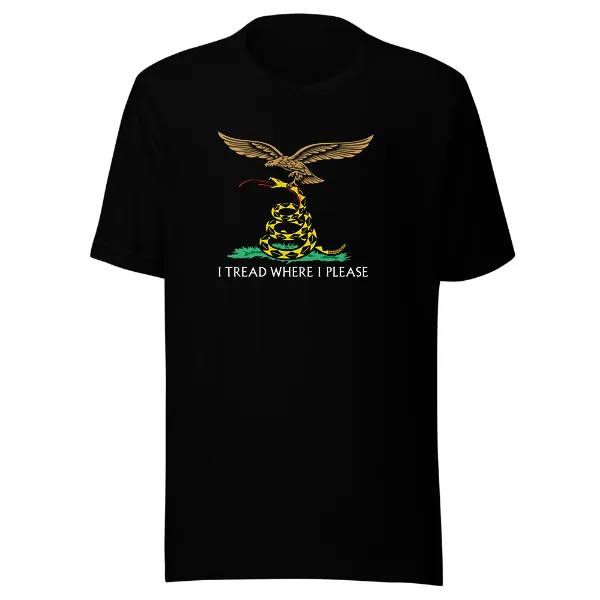 I Tread Where I Please - Luftwaffe - Mens • T-shirt • Crew • Premium
