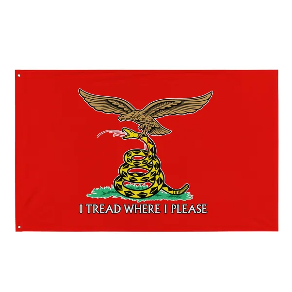 I Tread Where I Please - Luftwaffe - Flag • Small - Image 3