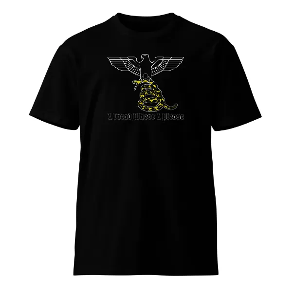 I Tread Where I Please v1 - Mens • T-shirt • Crew • Supreme