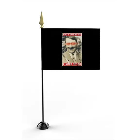 I Voted Hitler - Flag • Mini