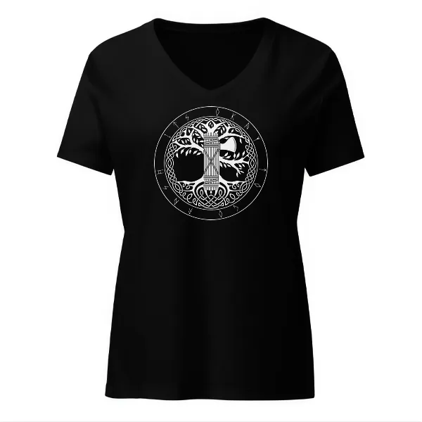 It's Okay To Go Fash - Ladies • T-shirt • V-neck • Premium