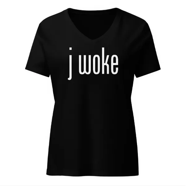 J Woke - Ladies • T-shirt • V-neck • Premium