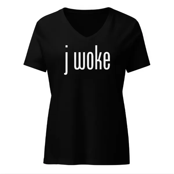 J Woke - Ladies • T-shirt • V-neck • Basic