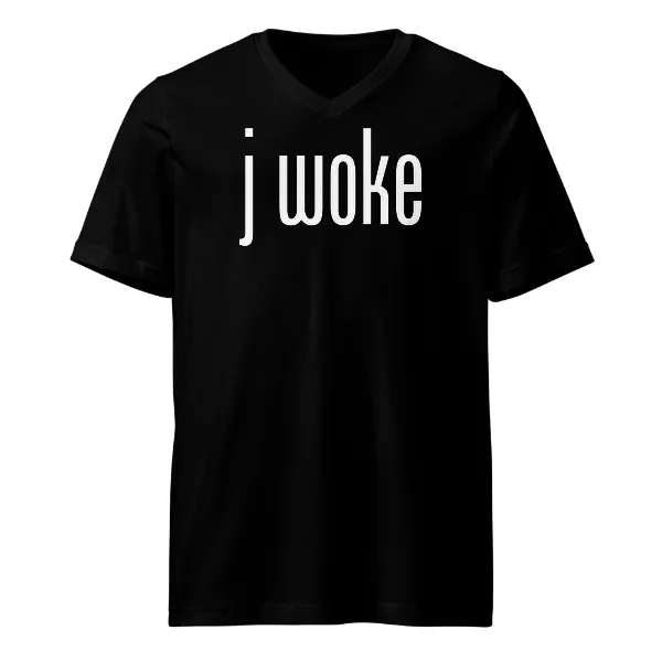 J Woke - Mens • T-shirt • V-neck • Basic