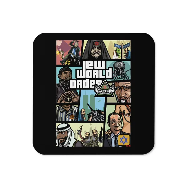 Jew World Order - Coaster