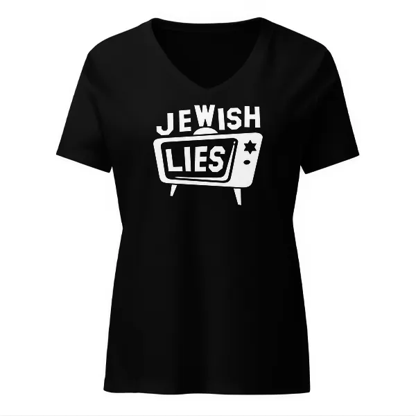 Jewish Lies - Ladies • T-shirt • V-neck • Basic