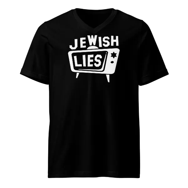 Jewish Lies - Mens • T-shirt • V-neck • Basic