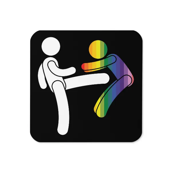 Kick a Faggot - Coaster