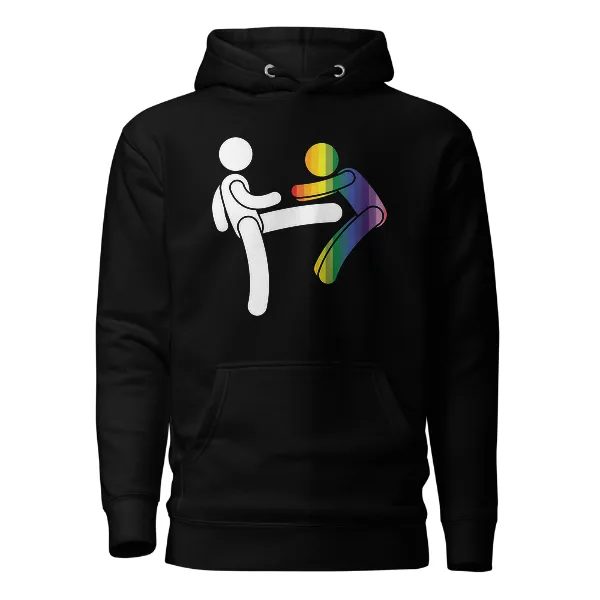 Kick a Faggot - Mens • Hoodie • Premium
