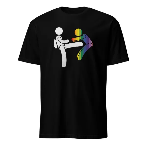 Kick a Faggot - Mens • T-shirt • Crew • Basic