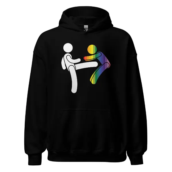Kick a Faggot - Mens • Hoodie • Basic
