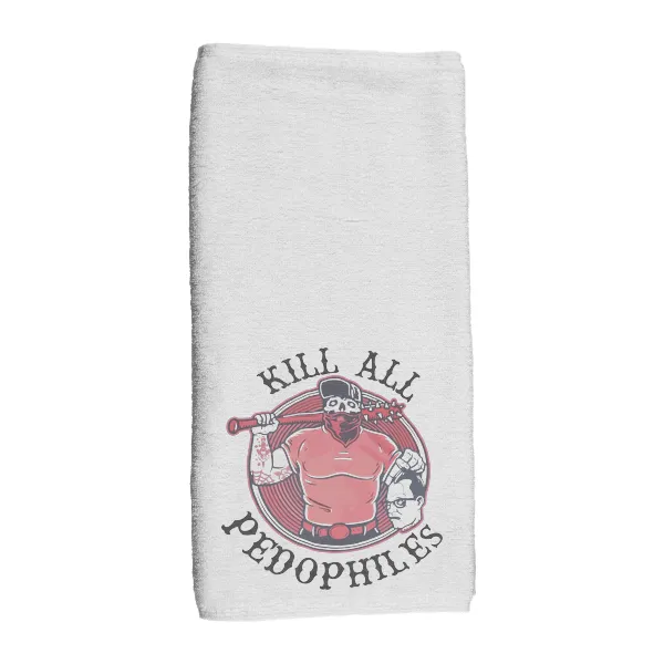 Kill All Pedophiles - Hand Towel