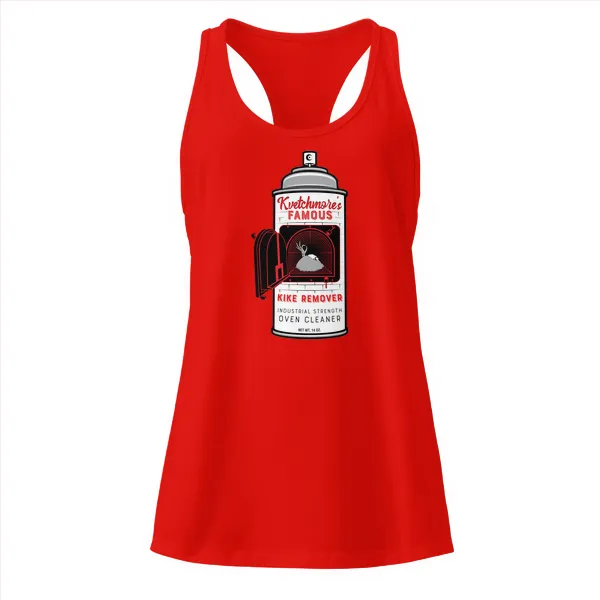 Kvetchmore's Famous Kike Remover - Ladies • Razorback Tank • Premium - Image 3