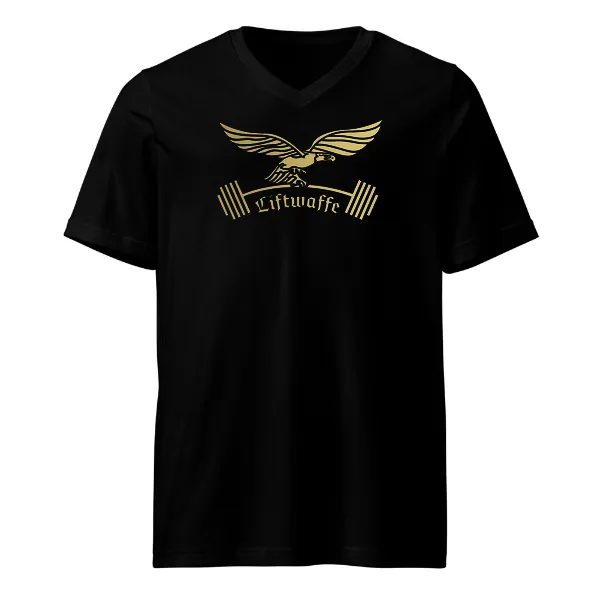 Liftwaffe - Mens • T-shirt • V-neck • Basic
