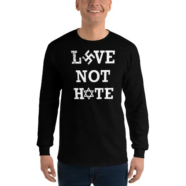 Love Not Hate - Mens • T-shirt • Long Sleeve • Basic