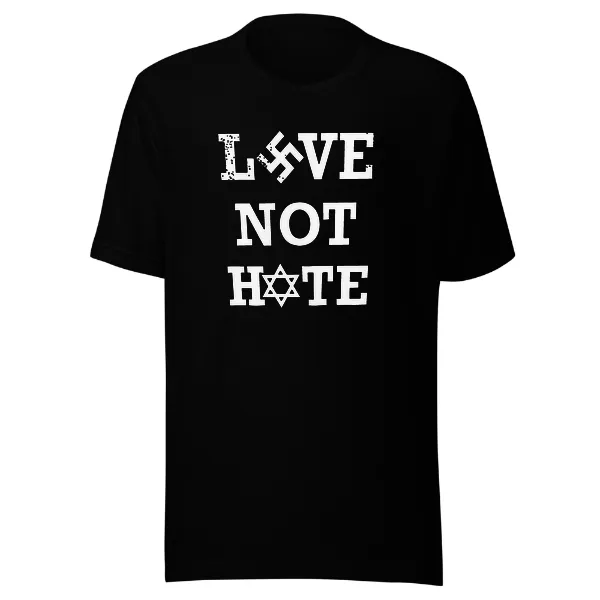 Love Not Hate - Mens • T-shirt • Crew • Premium