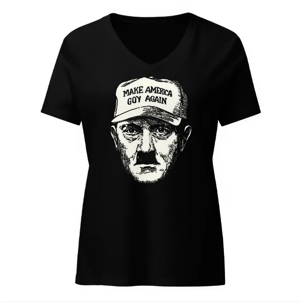 MAGA - Hitler - Ladies • T-shirt • V-neck • Premium